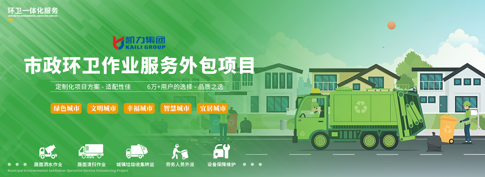 市政環(huán)衛(wèi)作業(yè)服務外包項目